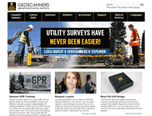 Tablet Screenshot of geoscanners.com